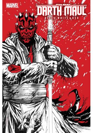 Star Wars Darth Maul Black White Red #2