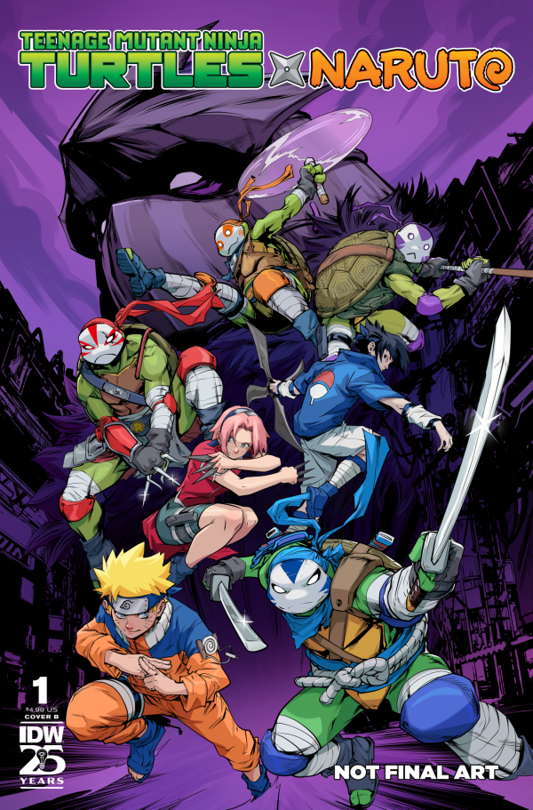 TMNT x NARUTO 4 Issues Sub (Covers B)